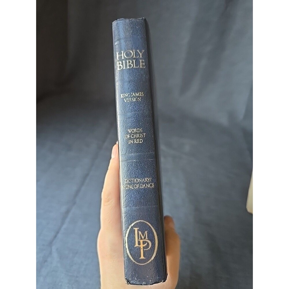 1984 Holy Bible King James Version Words Of Christ Red Letter Edition